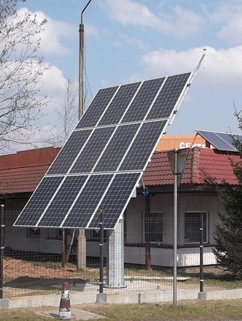 modułów 722m² z podłączeniem do sieci energetycznej