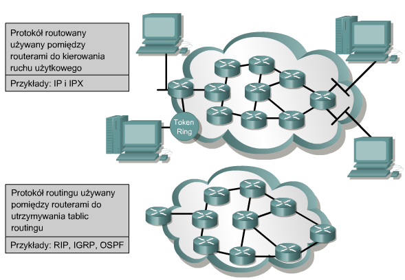 Protokół routowalny a protokół