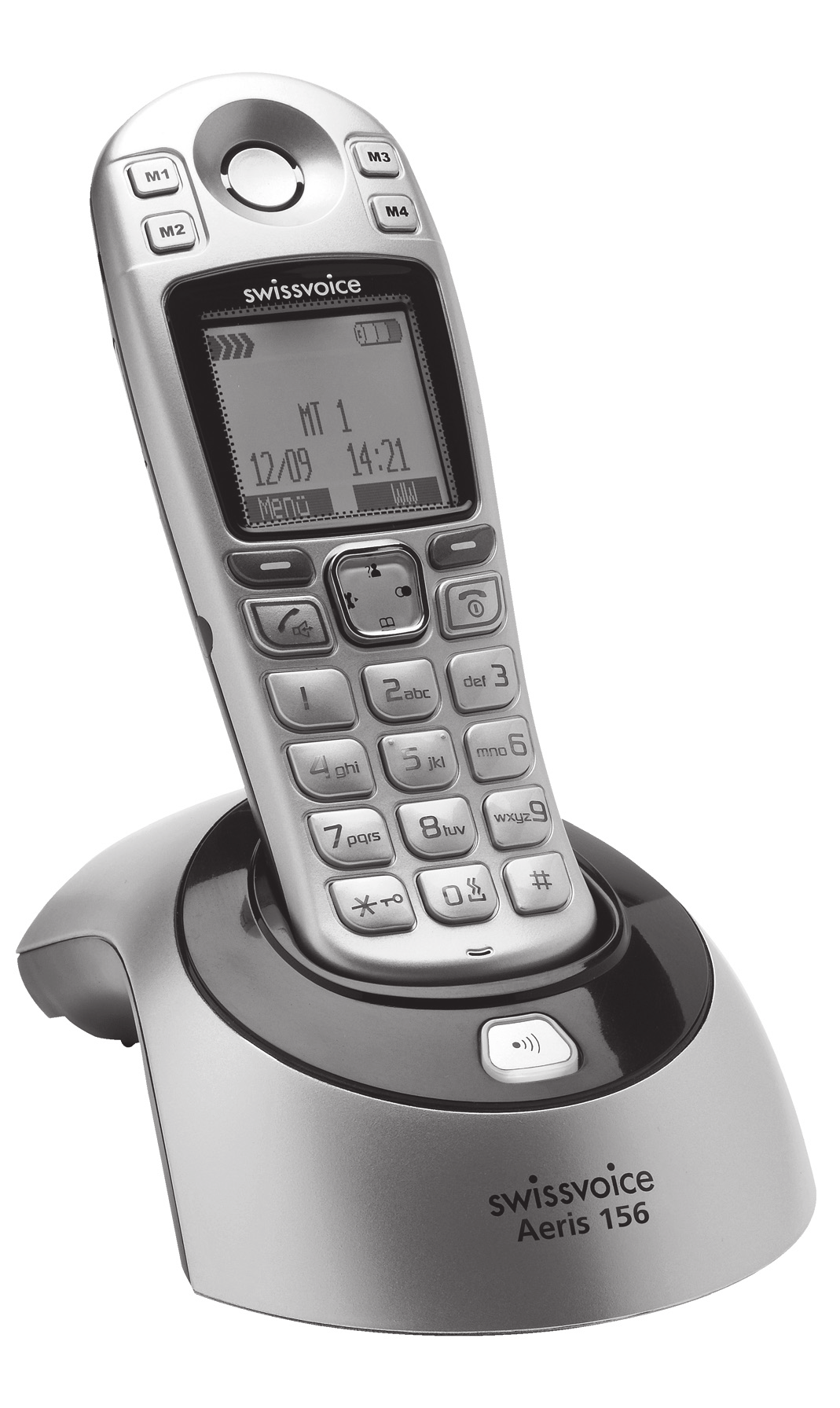 Cordless analogue telephone