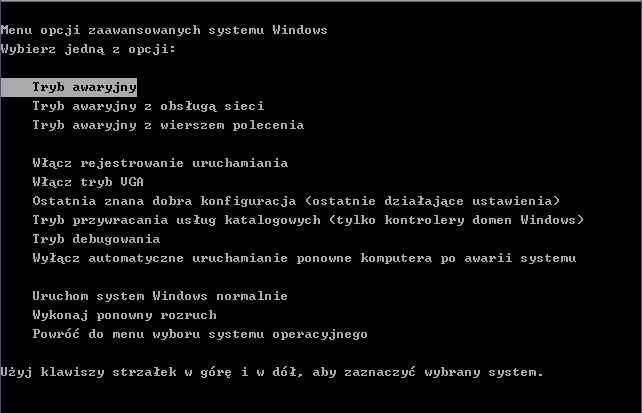 dokonujemy uruchamiamy Gdy system edycji, się system załaduje, w operacyjny.