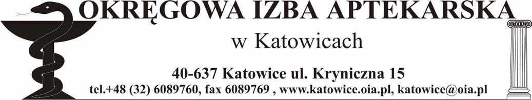 Nasz znak: OIAKat-379-2005 Katowice 2005-06-13 Stanowisko Okręgowej Rady Aptekarskiej w Katowicach w sprawie reklamy leków wydawanych wyłącznie na receptę.