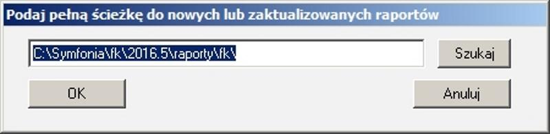 9... powinno pokaza si okno ze cie do raportów.