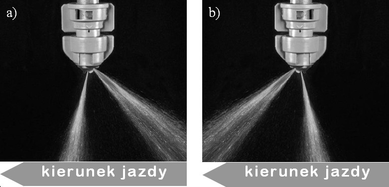 Wpływ parametrów rozpylania... Przedmiotem badań był rozpylacz eżektorowy dwustrumieniowy HiSpeed 110-03 firmy TurboDrop.