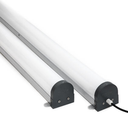 Oprawy przemysłowe LED IP65 seria TL-FLP z diodami SMD Edison do 132 Lm/Watt Energooszczędne oprawy przemysłowe LED IP65 do zastosowań w przemyśle spożywczym i farmaceutyczny.