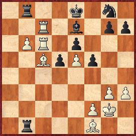 6.Obrona Grünfelda [D79] Cappello (Włochy) IM Kraidman (Izrael) 1.d4 Sf6 2.g3 d5 3.Gg2 g6 4.c4 c6 5.cd5 cd5 6.Sc3 Sc6 7.Sf3 Gg7 8.0 0 0 0 9.Se5 Ge6 10.Sc6 bc6 11.Gg5 h6 12.Gf6 Gf6 13.Hd2 Hb6 14.