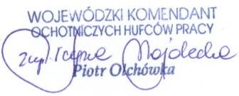 Informacja o terminie podpisania umowy Na podstawie art. 94 ust. 1 pkt. 2 ustawy pzp. w przypadku gdy wartość zamówienia jest mniejsza niż kwoty określone w art. 11 ust.