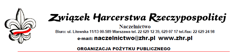 Regulamin finansowo-gospodarczy ZHR (Załącznik do Uchwały Naczelnictwa ZHR nr 292/8 z dnia 18 listopada 2014 r.) I. Przepisy ogólne 1 1.