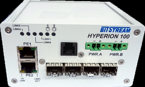 poniżej 50ms Oszczędność Energii dzięki technologii Energy Efficient Ethernet 'EEE' Interfejs 1-wire do czujników temperatury Cyfrowe interfejsy we/wy Zarządzanie, WWW, Telnet, SMTP i NTP Temperatura