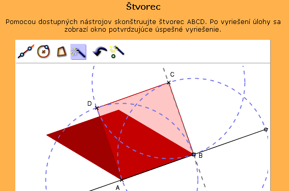 Zadania vytvorené v systéme dynamickej geometrie C.a.R. patria medzi nové metódy na precvičovanie matematicko-geometrických vedomostí v prostredí IKT.