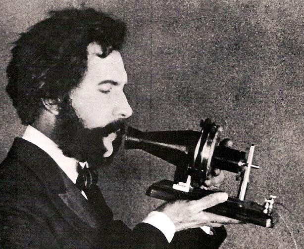 Alexander Graham Bell Profesor fizjologii dźwięku na Uniwersytecie w Bostonie oraz nauczyciel głuchoniemych.