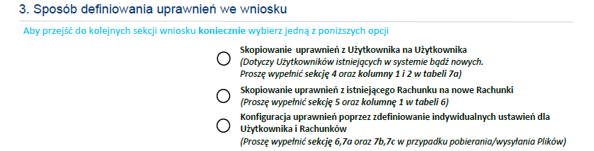 5 4. Kopiowanie uprawnień z istniejącego Użytkownika na Użytkownika Użytkownik wzorcowy (imię i nazwisko) należy podać dane Użytkownika wzorcowego Numer karty SafeWord Użytkownika wzorcowego należy