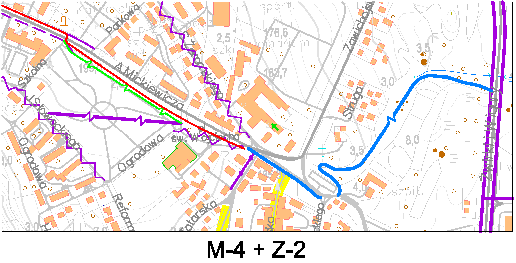 Rysunek 10. Połączenie wariantu M-4 z wariantem Z-2 Rysunek 11.