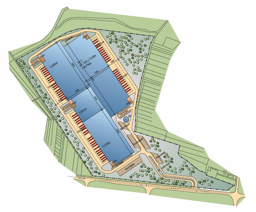 Prologis Park Sosnowiec Lokalizacja Layout Zdjęcie Dostępna powierzchnia