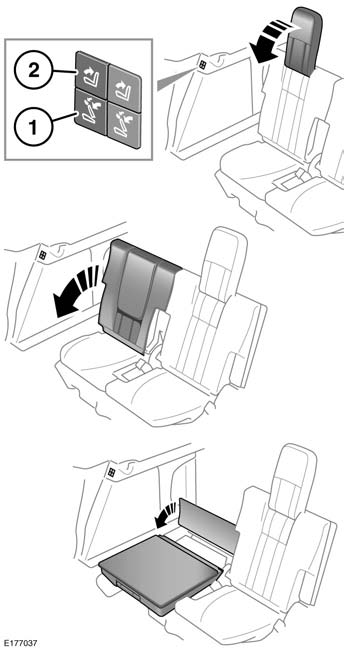 Tylne fotele W żadnych okolicznościach nie wolno przewozić pasażerów w przestrzeni bagażowej.