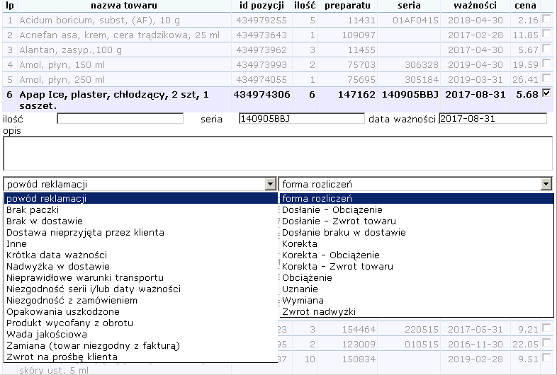 4 Następnie należy wypełnić informacje dotyczące reklamowanej pozycji: