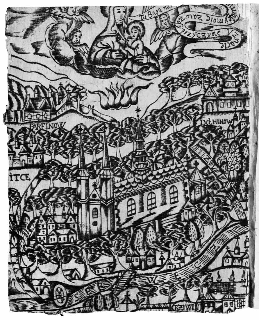 3. Budslavas ir jo apylinkės, 1650, medžio raižinys, in: [Eleuthery Zieleiewicz],