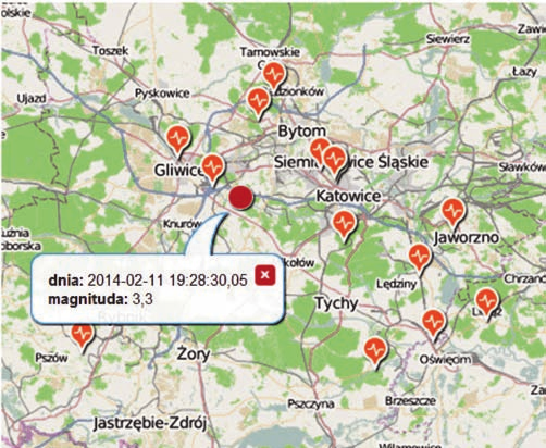 68 PRZEGLĄD GÓRNICZY 2014 w rejonie prowadzonej eksploatacji (fałdy, niecki). Zjawiska te, oprócz wpływu na wyrobiska podziemne, oddziałują na infrastrukturę na powierzchni.