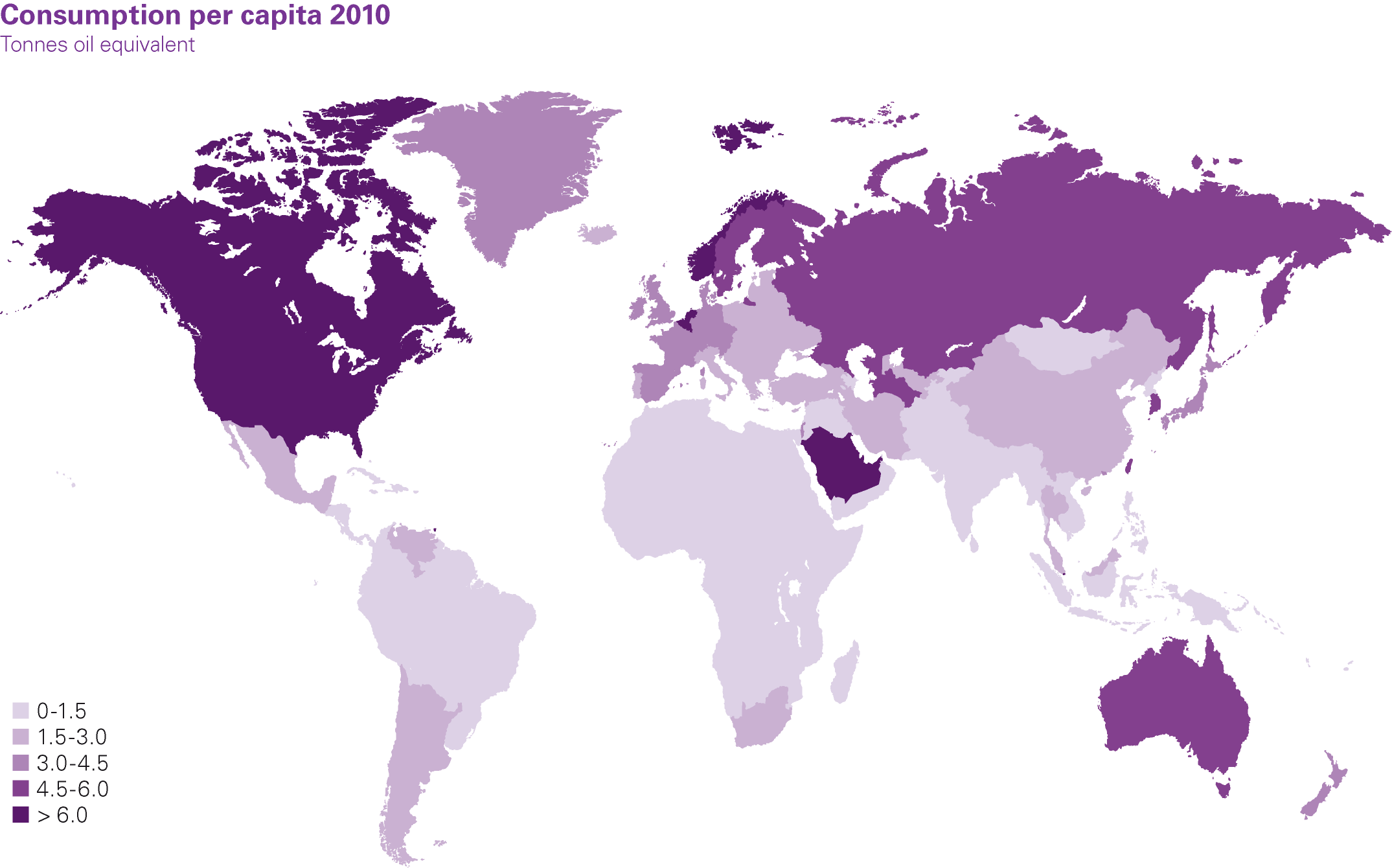 Konsumpcja energii w przeliczeniu na mieszkańca w 2006 i 2010 r.