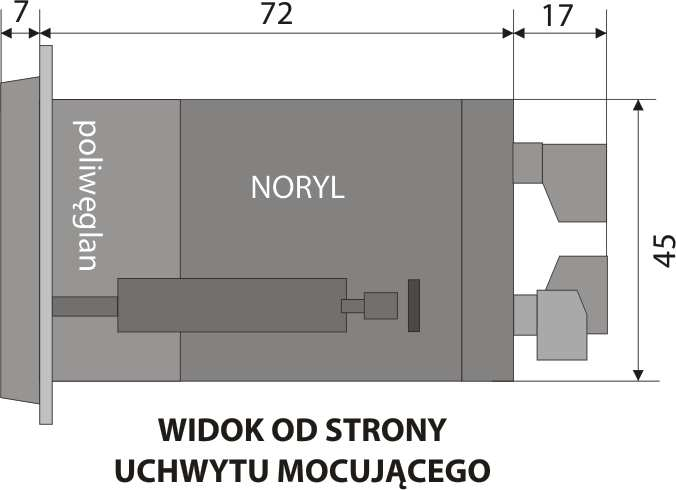 Błędy przetwarzania (w temperaturze otoczenia 25 C): - podstawowy - dla RTD, ma, V, mv, Ω 0,1 % zakresu pomiarowego ±1 cyfra - dla termopar 0,2 % zakresu pomiarowego ±1 cyfra - dodatkowy dla termopar