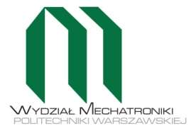 Załącznik nr 15 PROCEDURA WSZJK nr PR/KSZT I/15 Zasady prowadzenia prac i egzaminów dyplomowych na Wydziale Mechatroniki Politechniki Warszawskiej System Zapewnienia Jakości Kształcenia Wydziału