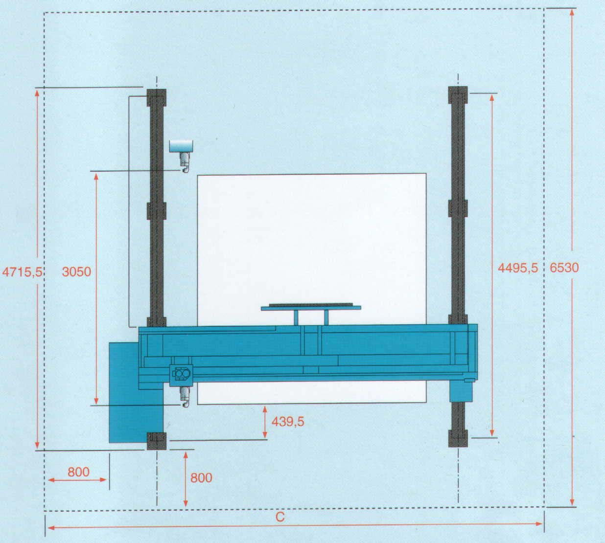 mm 6020 mm 2925 mm OXYTOME 30 (E) 3950 mm 4920 mm 6520