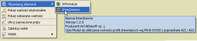 (wymiarowanie elementów żelbetowych według normy EN), EuroStopa (wymiarowanie fundamentów bezpośrednich według normy EN) i EuroDrewno (wymiarowanie elementów drewnianych według normy EN).