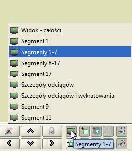 20 Menu kontekstowe prawego klawisza myszki dla widoku Ustawienie wybranego w danej chwili widoku powoduje, że jest on aktywny i pozwala na bieżącą dowolną modyfikację układu.