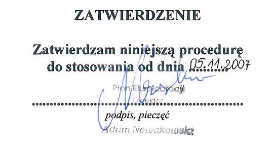 OPERATOR GAZOCIĄGÓW PRZESYŁOWYCH SYSTEM EKSPLOATACJI SIECI PRZESYŁOWEJ PROCEDURA Warunki Techniczne Eksploatacji Sieci Przesyłowej Wydanie VII Niniejsza procedura