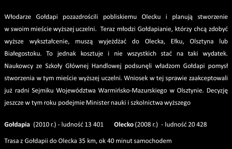 Chcą mieć wyższą uczelnię (4 lipiec 2008,