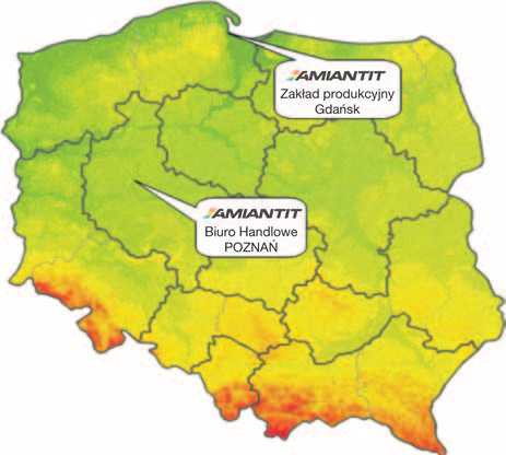 Amiantit Poland Sp. z o.o. Amiantit Poland Sp. z o.o. jest częścią międzynarodowej Grupy AMIANTIT. W Polsce, od 1991r.