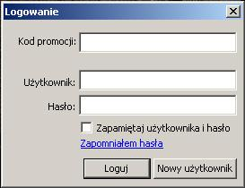 Instrukcja obsługi programu FotoSender 1. Logowanie Aby wysłać zlecenie do laboratorium fotograficznego musisz mieć założone konto.