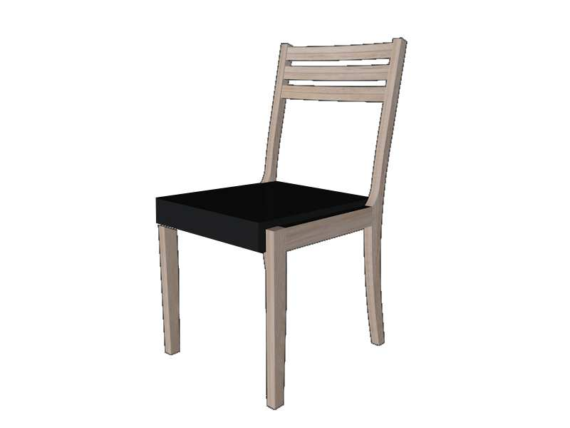 Krzesło T 6022 T 6022 425 880 505 Krzesło z drewnianym siedziskiem