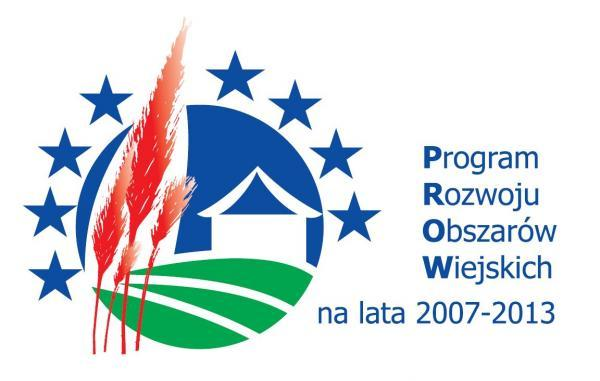 3 czerwca 2009 roku został złożony wniosek o dofinansowanie w ramach Programu Rozwoju Obszarów Wiejskich na lata 2007-2013, działanie