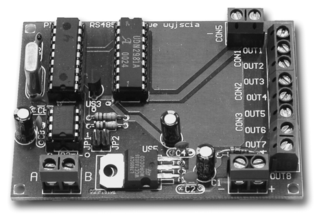 WYKAZ ELEMENTÓW Rezystory R1, R2: 10kΩ R3*: 120Ω według opisu Kondensatory C1: 220µF/25V C2, C4: 100nF C3: 100µF/16V C5, C6: 30pF C7: 47µF/16V C8: 100nF Półprzewodniki D1: 1N4007 US1: PIC16F84A