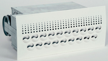 38 Sieninės grotelės ir difuzoriai Sinus-BS Purkštukinis difuzorius su pajungimo dėže jungiama iš šono Sinus-B serijos sieniniai purkštukiniai difuzoriai suprojektuoti taip, kad keičiant oro