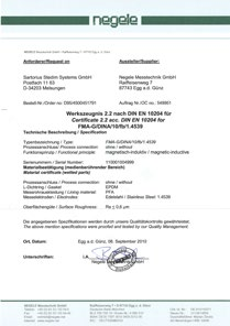 11 Określony zakres pomiarowy FOOD Zestaw montażowy Przyłącze procesowe do FMI/FMQ FMQ-PC Przyłącze