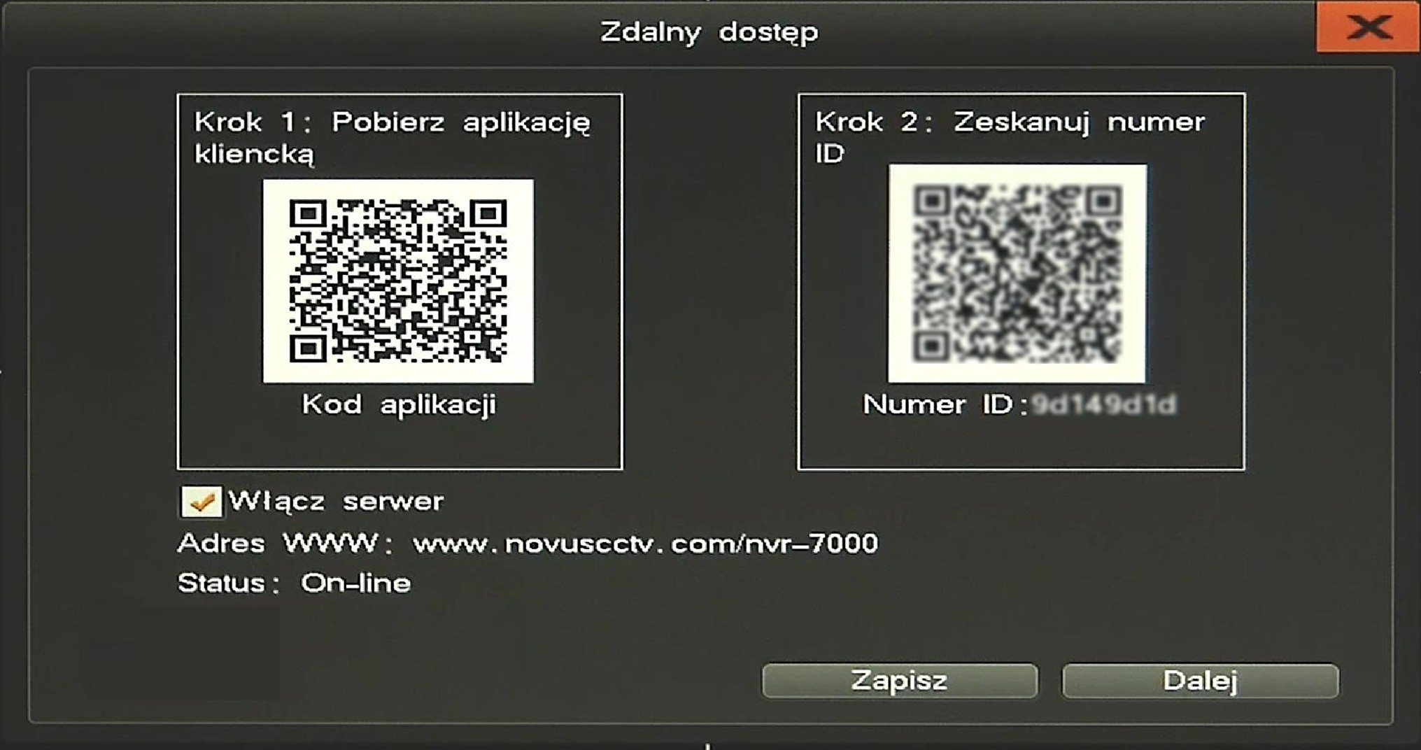 Oprogramowanie klienckie na urządzenia mobilne dla rejestratorów NVR-7000 - instrukcja obsługi wer.1.0 OBSŁUGA PROGRAMU Należy wprowadzić nazwę użytkownika (domyślnie root ) w polu User name.