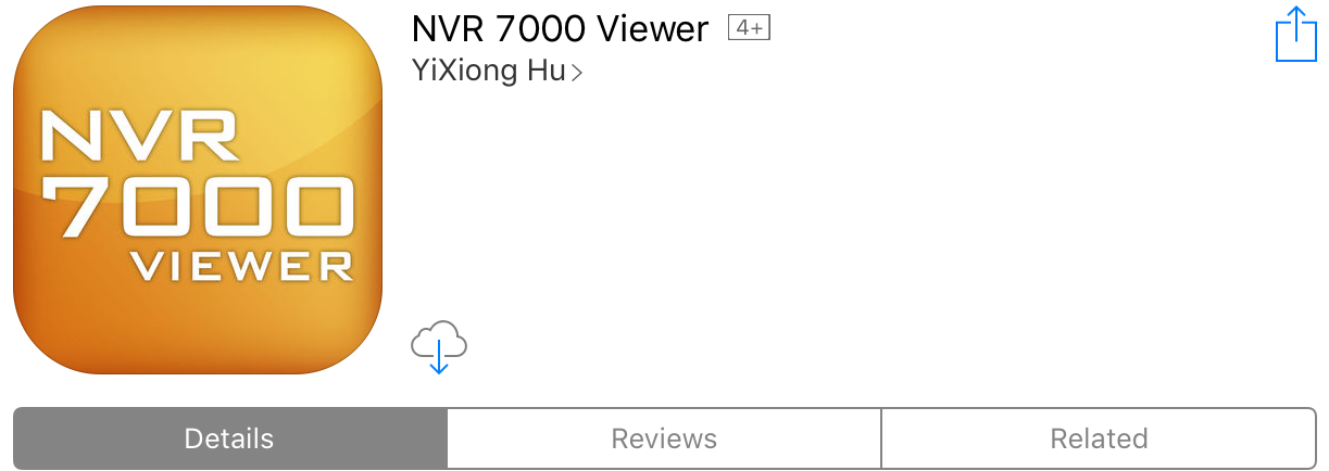 Applications client for mobile devices for 7000 series NVR s - user manual ver.1.