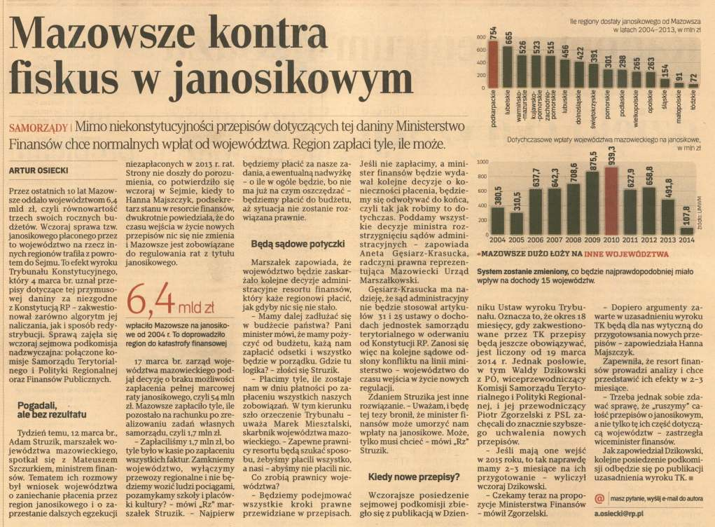 RZECZPOSPOLITA (2014-03-20 Autor: