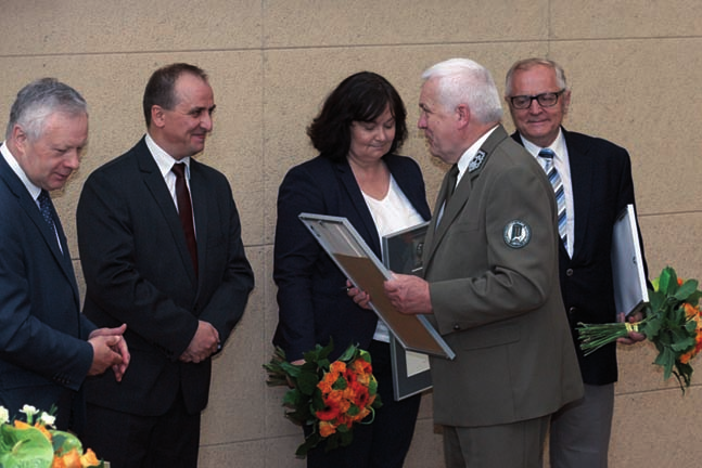 Michałowski i dziekan WNoZiGP UMCS prof. dr hab.