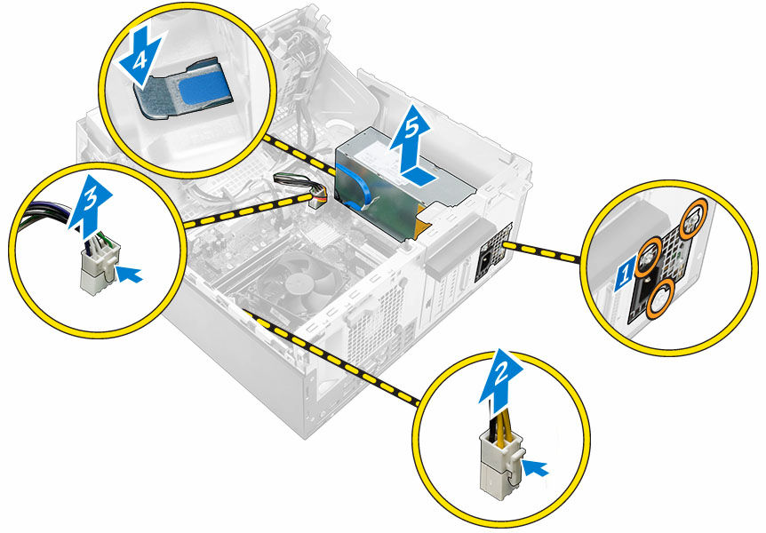 3. Umieść kartę portu Ethernet w złączu na płycie systemowej, aż zostanie zatrzaśnięty na miejscu. 4. Zamknij zatrzask zwalniający. 5. Zainstaluj następujące elementy: a. osłona b. pokrywa 6.