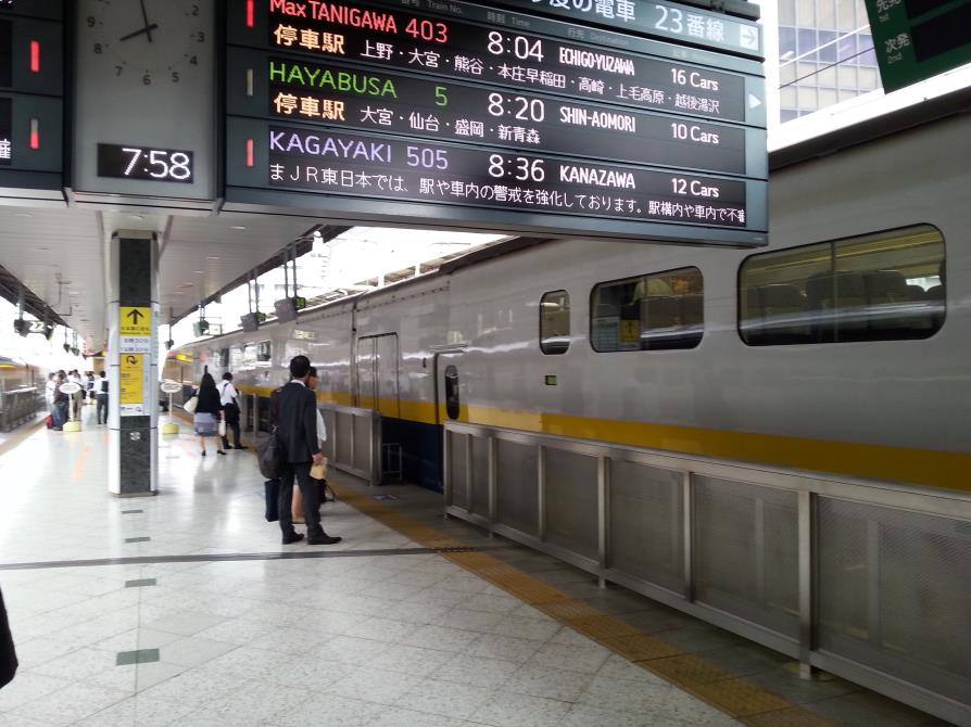 system na północ od Tokio: 6 rodzajów pociągów