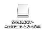 ikonę SYNOLOGY-Assistant.dmg. dmg na pulpicie. 6.