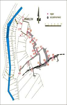 reperów kontrolowanych rozmieszczonych zarówno w otoczeniu jak i we