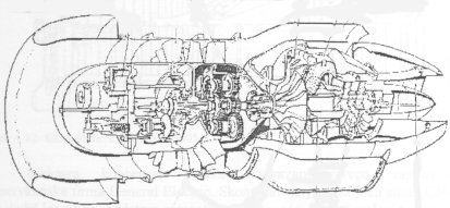 Silnik dwuprzepływowy sposób na oszczędzanie paliwa 1936 Frank Whitle patent silnika