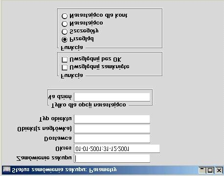 Rozdział 2: Zamówienia zakupu - Raporty Zamówienie zakupu Zakres Aby zawęzić raport do konkretnego zamówienia lub zakresu zamówień należy podać ich kody w tym polu Okres Wklej Specjalnie Okresy