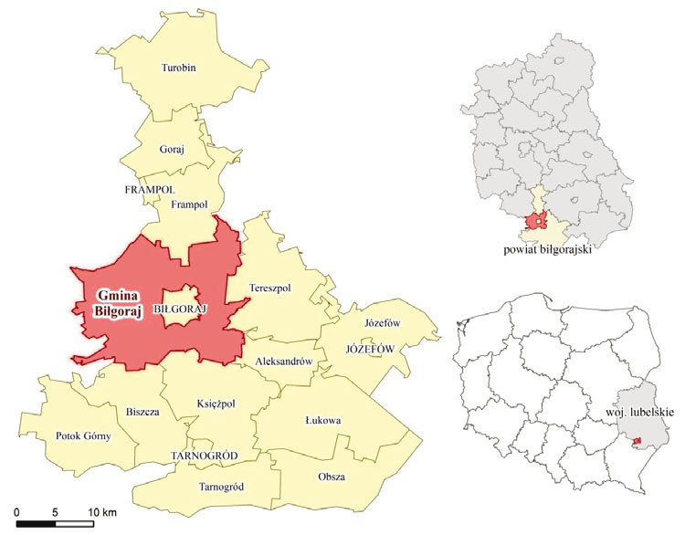 Plan gospodarki niskoemisyjnej dla Gminy Biłgoraj 16 2. Diagnoza Gminy Biłgoraj 2.