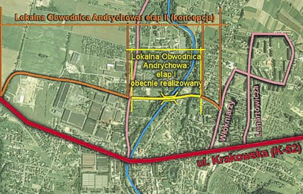 INFRASTRUKTURA DROGOWA LOKALNA OBWODNICA ANDRYCHOWA ETAP I Budowa