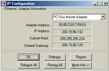 Weryfikacja adresu IP Poniższe części opisują weryfikację adresu IP.