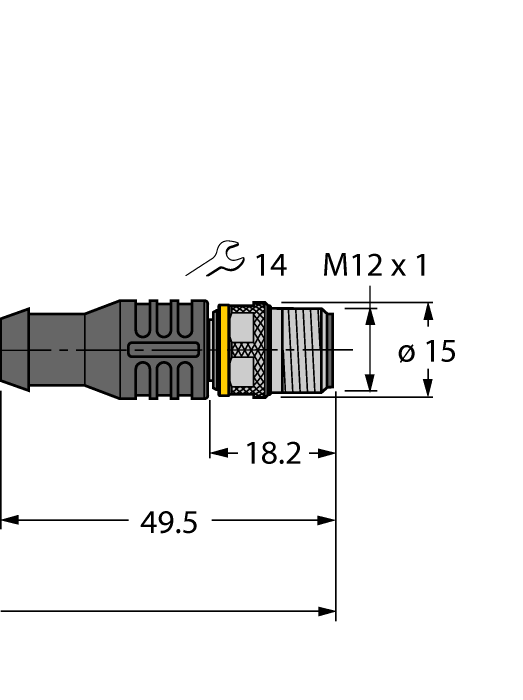 otuliny: PUR, kolor otuliny: czarny, certyfikat culus; zgodność z RoHS; stopień ochrony IP67 6 / 6 Hans Turck GmbH &